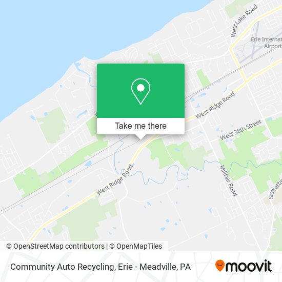 Community Auto Recycling map