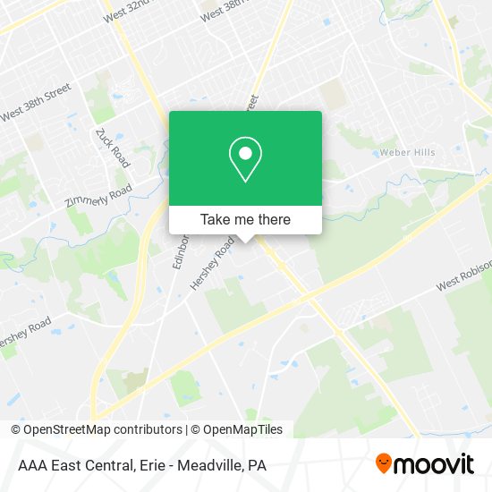 AAA East Central map