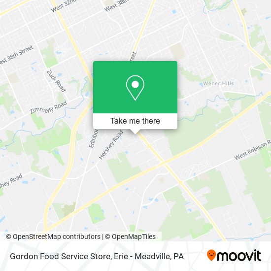 Gordon Food Service Store map