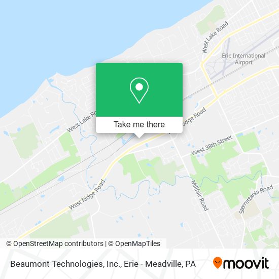 Mapa de Beaumont Technologies, Inc.