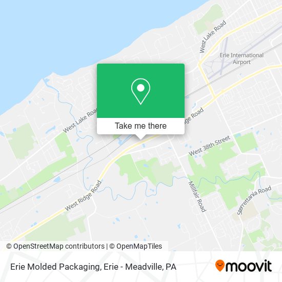 Erie Molded Packaging map