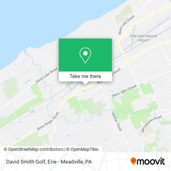 David Smith Golf map