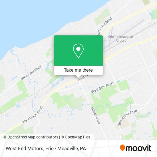 Mapa de West End Motors