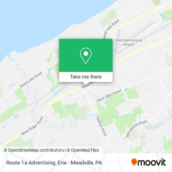 Mapa de Route 1a Advertising