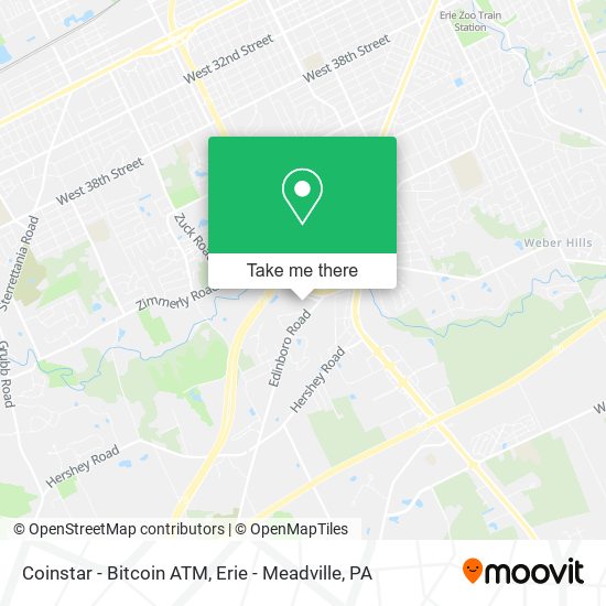 Mapa de Coinstar - Bitcoin ATM