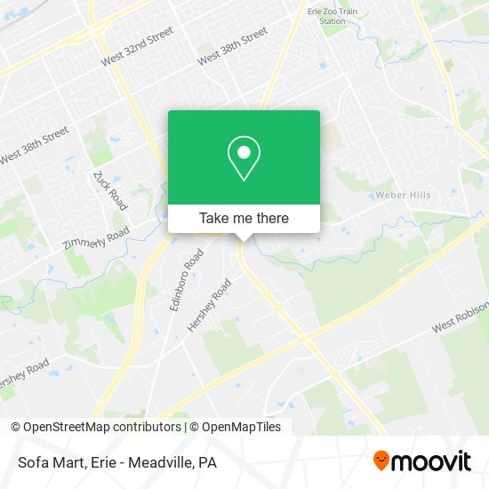 Mapa de Sofa Mart