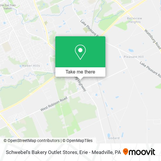 Schwebel's Bakery Outlet Stores map