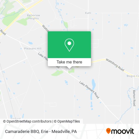 Camaraderie BBQ map