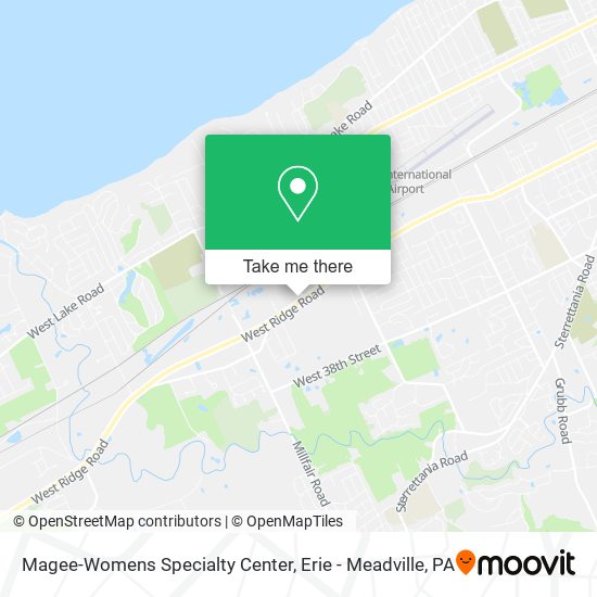 Mapa de Magee-Womens Specialty Center