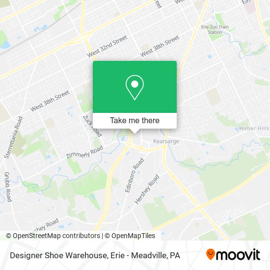 Mapa de Designer Shoe Warehouse