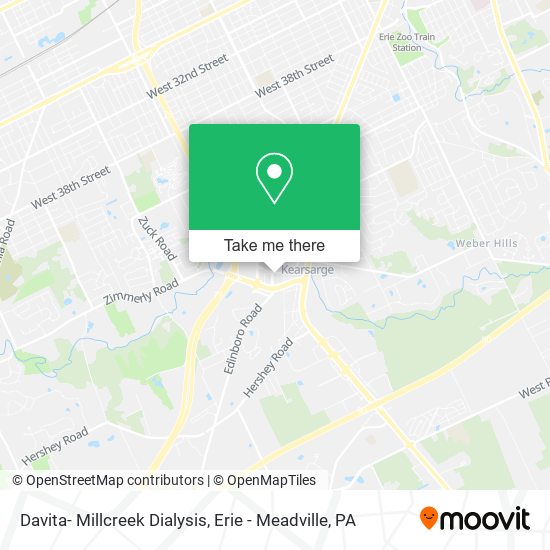 Davita- Millcreek Dialysis map