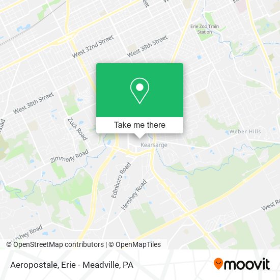 Mapa de Aeropostale