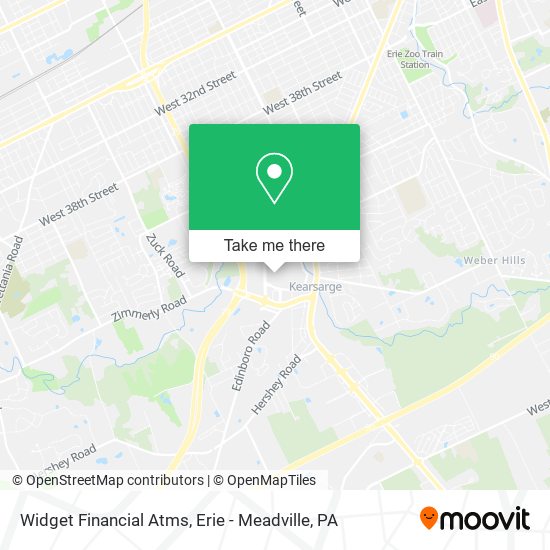 Mapa de Widget Financial Atms