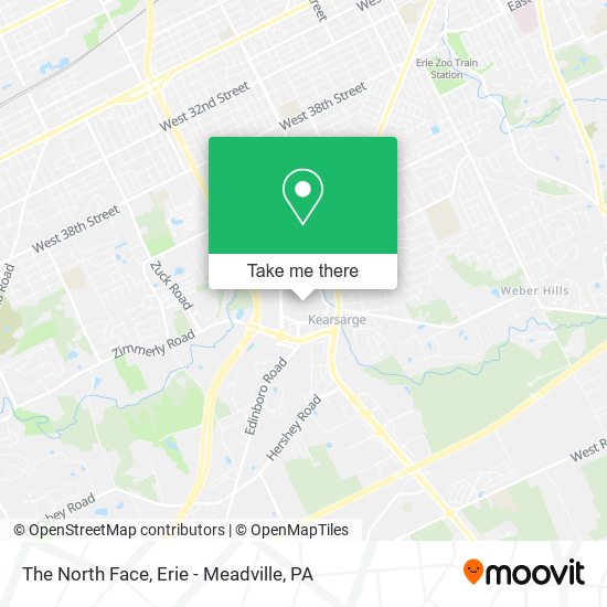Mapa de The North Face