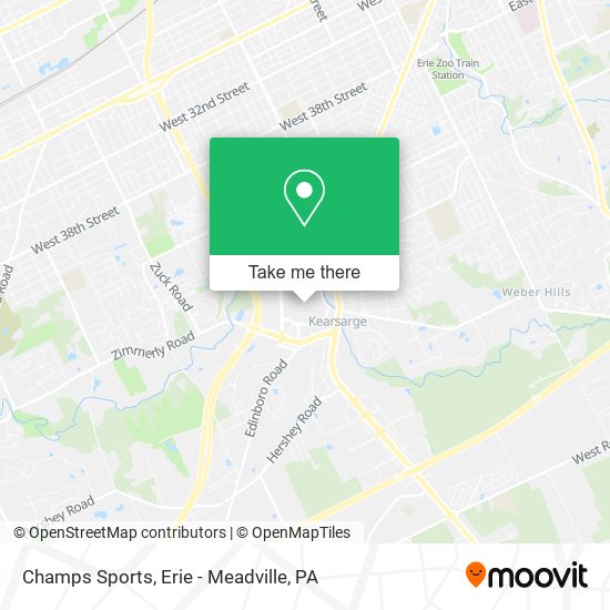 Champs Sports map