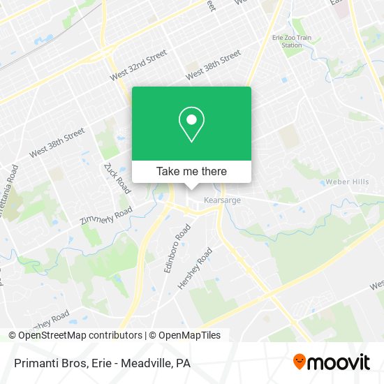 Mapa de Primanti Bros