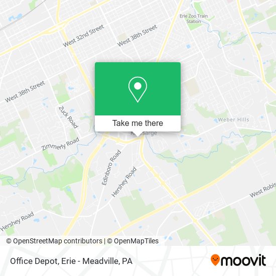 Mapa de Office Depot