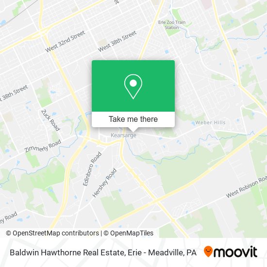 Baldwin Hawthorne Real Estate map
