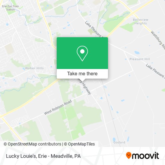 Lucky Louie's map
