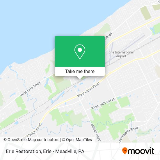 Erie Restoration map