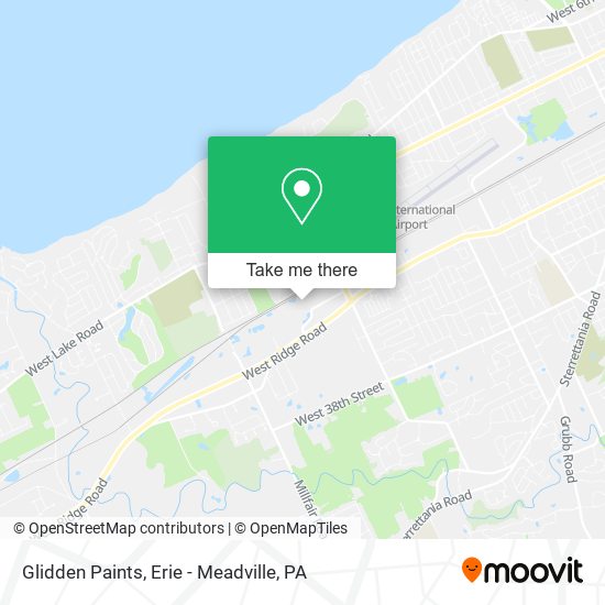 Glidden Paints map