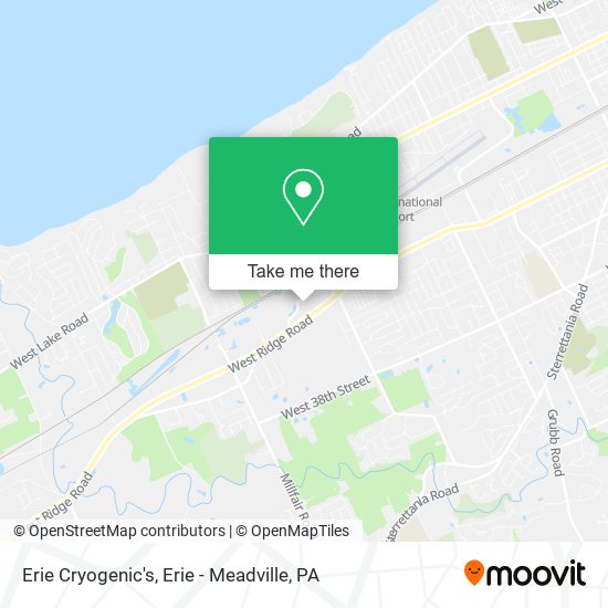 Erie Cryogenic's map