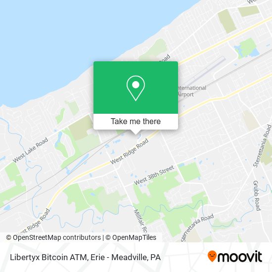 Mapa de Libertyx Bitcoin ATM