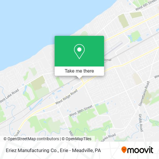 Mapa de Eriez Manufacturing Co.