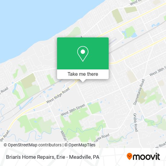 Brian's Home Repairs map