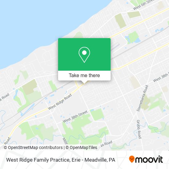 West Ridge Family Practice map