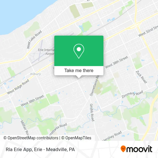 Rla Erie App map