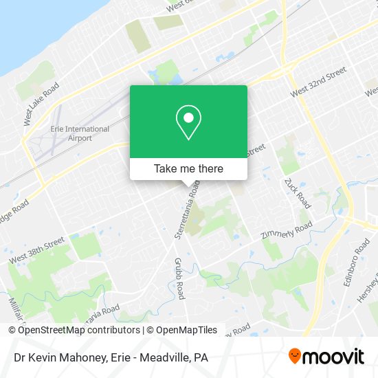 Dr Kevin Mahoney map