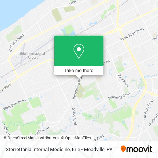 Sterrettania Internal Medicine map