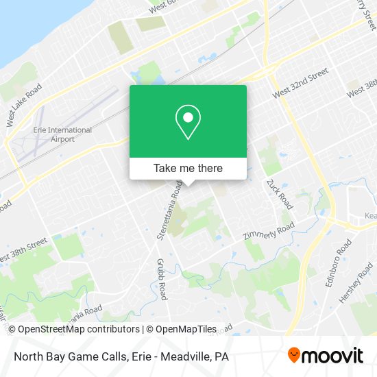 Mapa de North Bay Game Calls