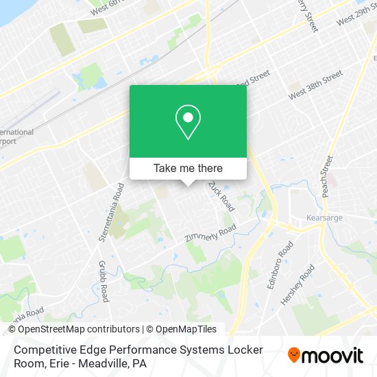 Competitive Edge Performance Systems Locker Room map