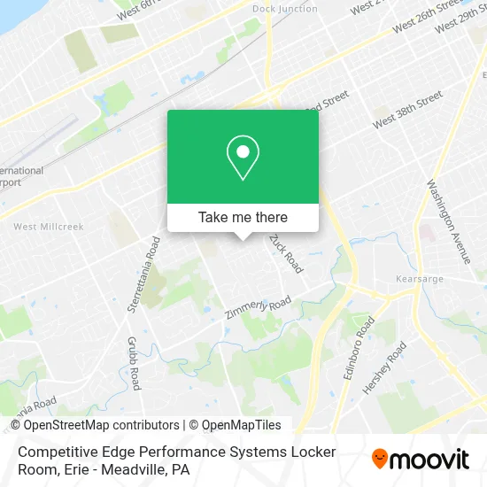 Competitive Edge Performance Systems Locker Room map
