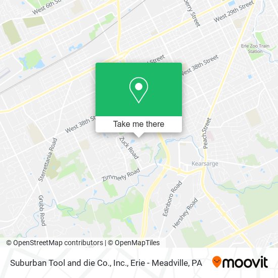 Mapa de Suburban Tool and die Co., Inc.