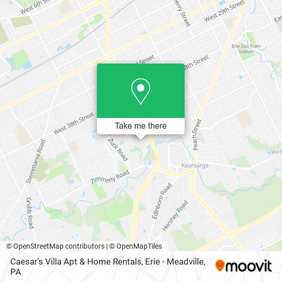 Mapa de Caesar's Villa Apt & Home Rentals