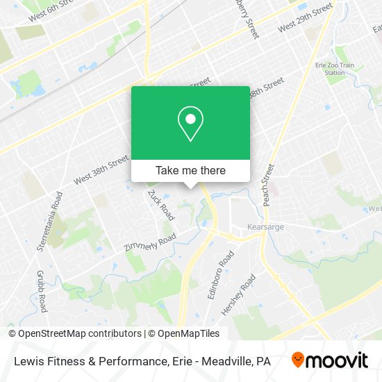 Lewis Fitness & Performance map