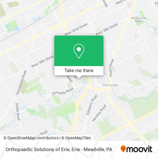 Mapa de Orthopaedic Solutions of Erie