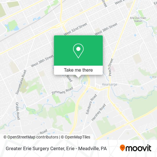 Greater Erie Surgery Center map