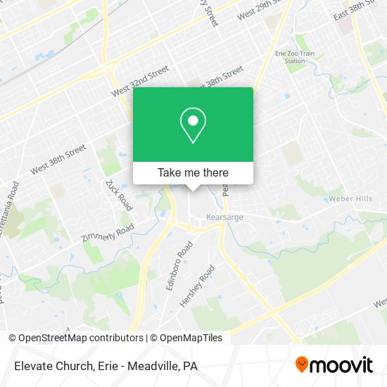 Elevate Church map