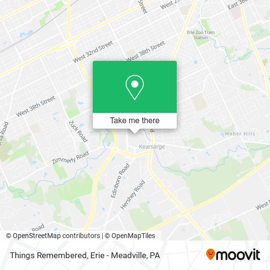 Mapa de Things Remembered