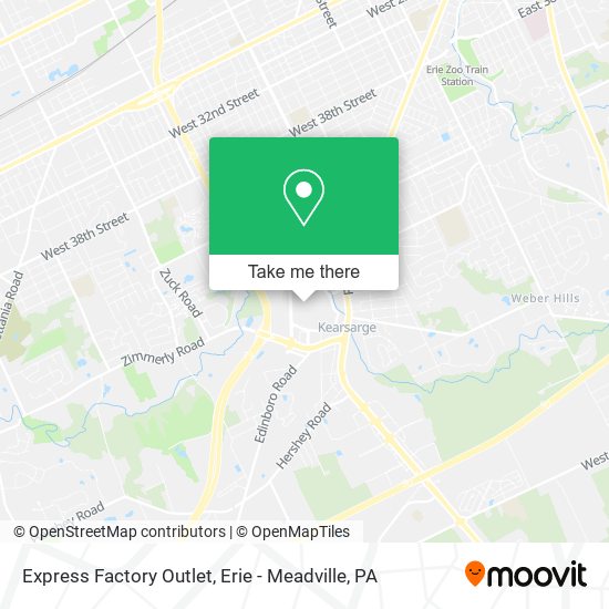 Express Factory Outlet map