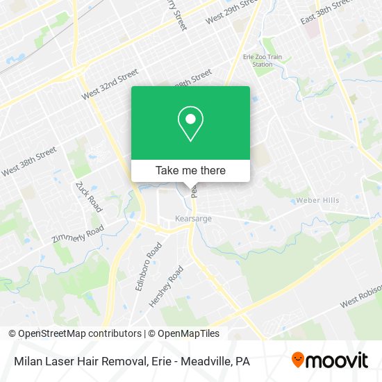 Milan Laser Hair Removal map