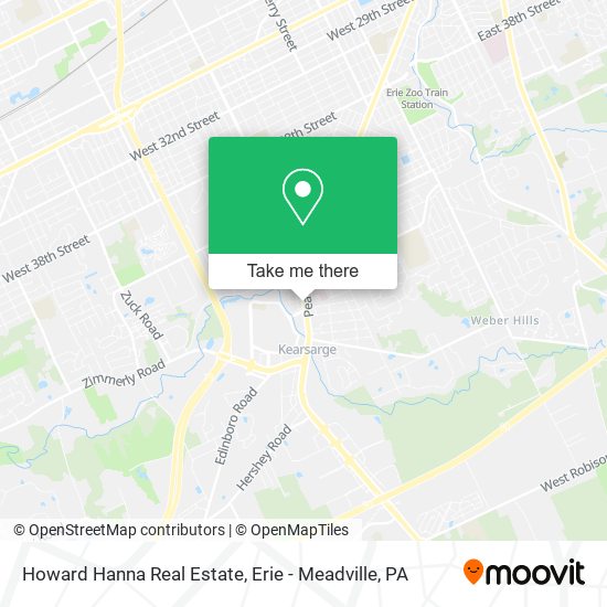 Howard Hanna Real Estate map