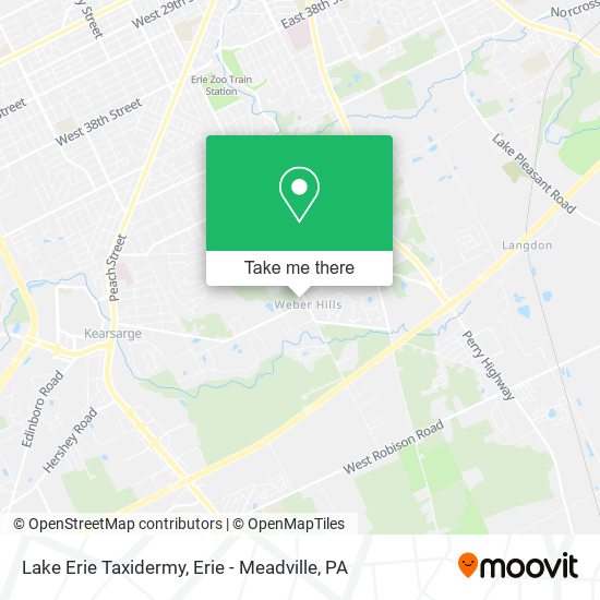 Lake Erie Taxidermy map