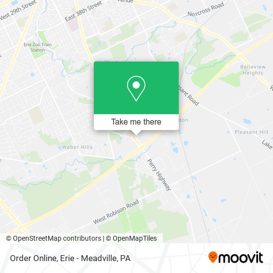 Mapa de Order Online