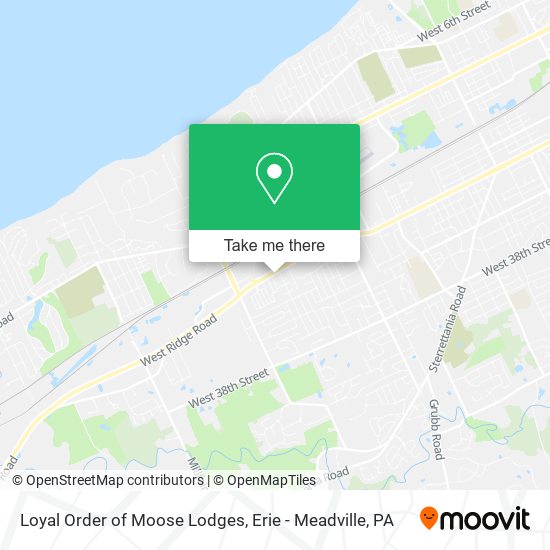 Loyal Order of Moose Lodges map