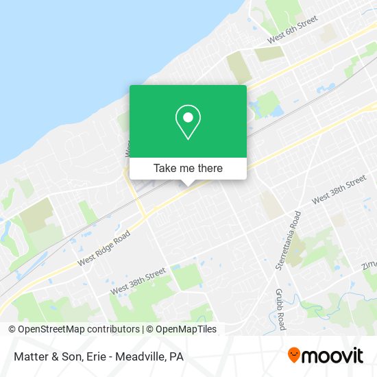 Mapa de Matter & Son